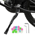 Kids Bike Kickstand for 16-20 Inch Bicycles Adjustable Aluminum Support Black