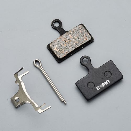Semi-Metallic Bicycle Brake Pads for Shimano XT, XTR, SLX, Deore, Alfine - 2 Pairs