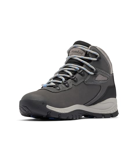 Columbia Women's Newton Ridge Plus Waterproof Hiking Boots - 7.5 / Quarry & Cool Wave