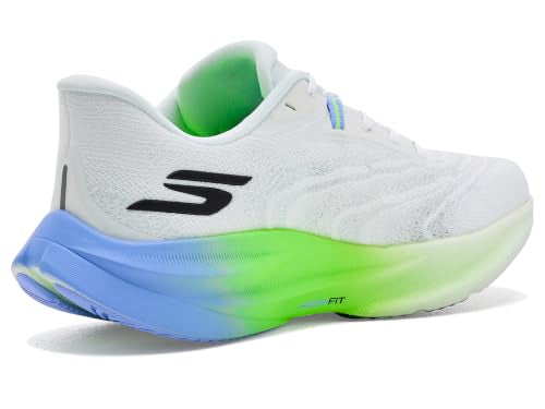 Skechers Aero Spark Women's Running Shoes - White Lime, Size 6