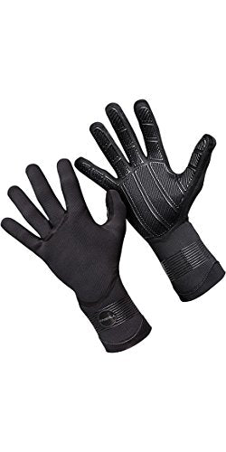 O'Neill Psycho Tech 3mm Neoprene Waterproof Gloves Black Medium - Cold Water Performance
