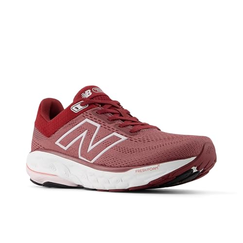 New Balance Women's Fresh Foam 860 V14 Running Shoes - Washed Burgundy / Pink Granite / Monarch Burgundy, Size 6.5