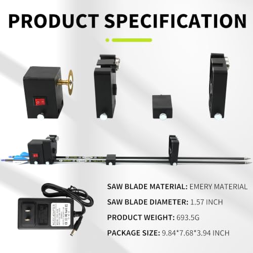 High-Speed Arrow Cutter Saw for Carbon Fiber & Aluminum Arrows