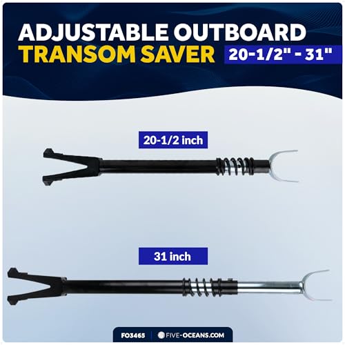 Heavy Duty Outboard Transom Saver for Boat Trailer Support Adjustable 20.5-31 Inches