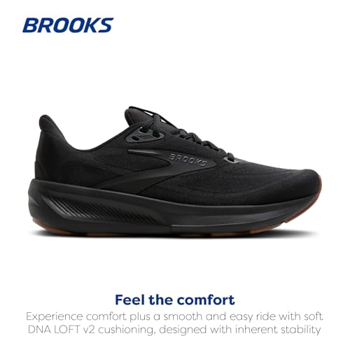 Brooks Men’s Revel 9 Running Shoes - Black/Ebony/Biscuit, Size 12
