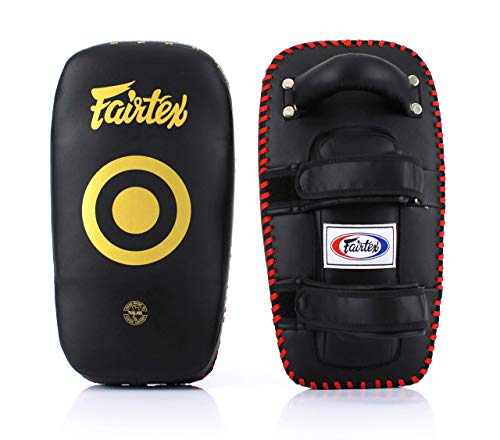 Fairtex KPLC5 Muay Thai Kickboxing Lightweight Thai Pads - Black