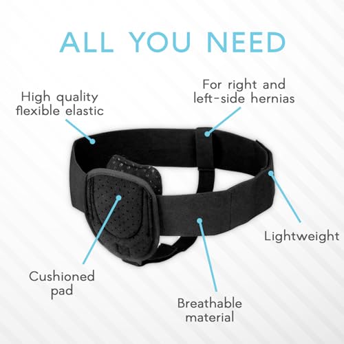 Men's Inguinal Hernia Support Belt - Groin, Left or Right Side Relief