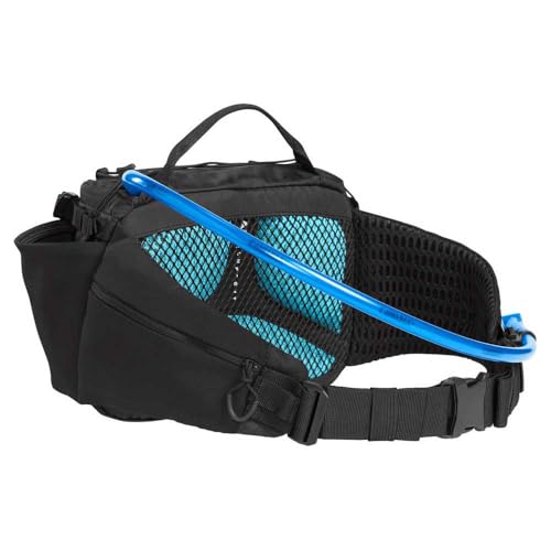 CamelBak M.U.L.E. 5 Waist Belt Hydration Pack Black 2.0 - Lightweight, Leakproof, 50oz Reservoir