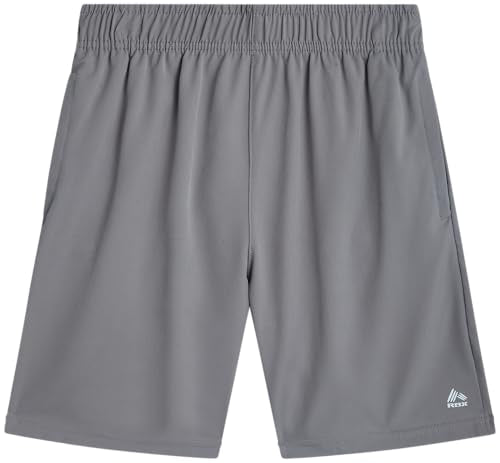 Kids Woven Basketball Shorts 14-16 Black - Breathable Performance, 2 Pack