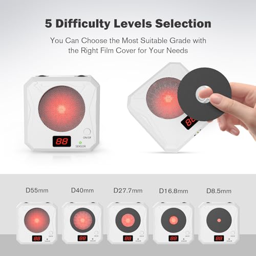 Adjustable Rechargeable Laser Training Target with Silent Mode for Shooting Practice