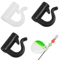 200pcs Black and White Fishing Spinner Clevis Quick Change Snaps for Walleye & Rig