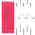 Drop Shot Rig with #2 Hook and 3/16oz Weight - 10 Pack Fishing Tackle