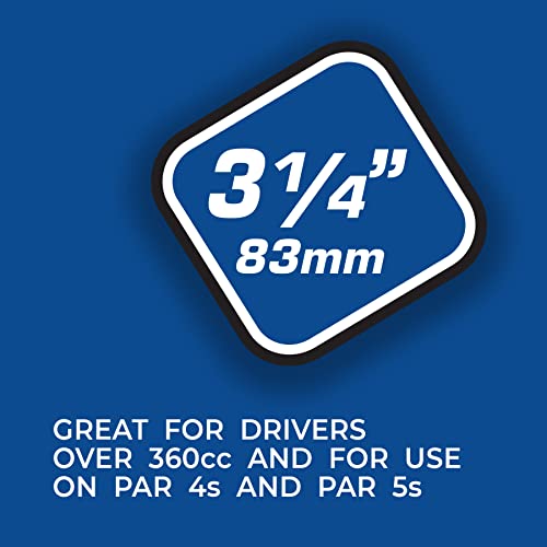 Golf Tees - 3-1/4 Inch Plastic Performance Tees, 30 Count, Blue & White Variations
