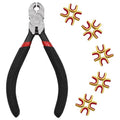 Archery Bow String Nocking Points Set – Brass Nocking Points & Pliers for Compound & Recurve Bows