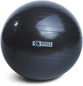 Series-8 Fitness Ball, 26 inch (65cm), Black.Perfect for core strengthening, Balance Training, and Versatile Workout Sessions, This Durable Exercise Ball Helps Enhance Your Fitness Goals.
