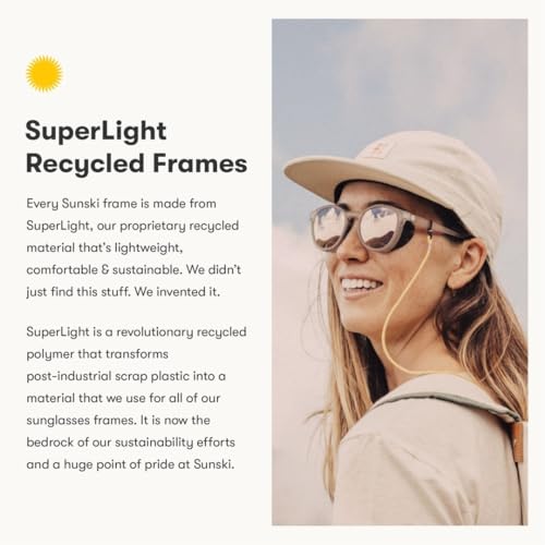 Polarized Recycled Alpine Sunglasses - Sunski Tera Stone Alpenglow