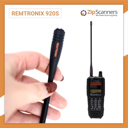 SMA 9-Inch 920S Police Scanner Antenna for Uniden & Whistler Radios | 400-480MHz & 700-900MHz | 25-100% Reception Boost | Zip Scanners