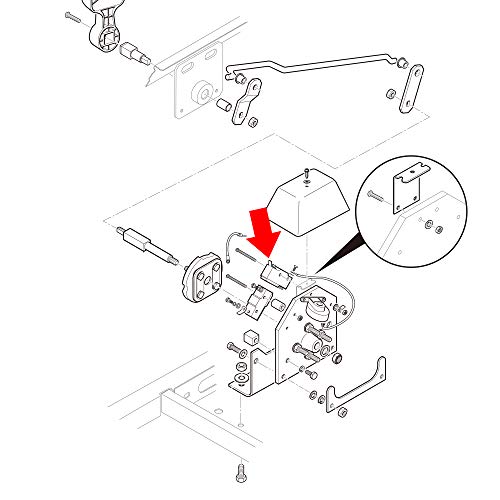 Micro Limit Switch for EZGO Golf Cart Models 1983-1996, 3 Terminals, Replaces OEM Parts