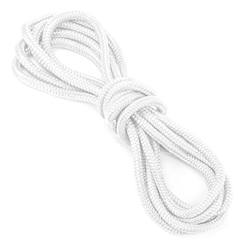 15-Foot Double Braided Nylon Dockline with Loop for Boat Mooring