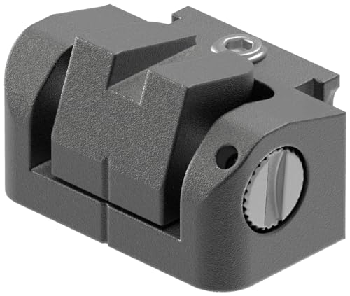 Leupold DeltaPoint Pro Rear Iron Sight - Matte Finish for Red Dot Compatibility