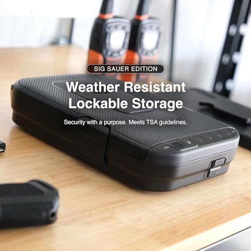 Biometric LifePod Waterproof Travel Case for Handgun & Electronic Lock - SIG SAUER Edition