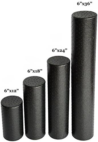 Signature Fitness High-Density Foam Roller - Ideal for Exercise, Massage & Muscle Recovery | Multiple Sizes Available