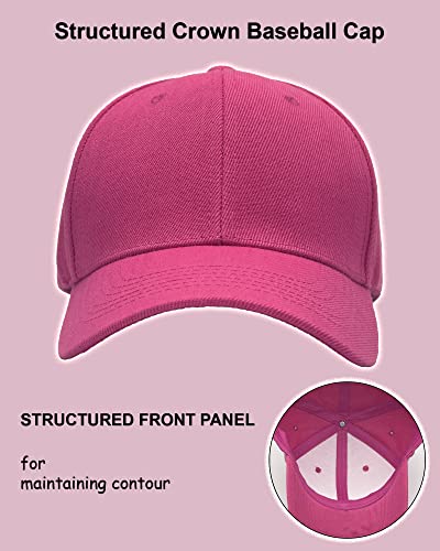 Structured Baseball Cap with Adjustable Closure - Performance Outdoor Hat