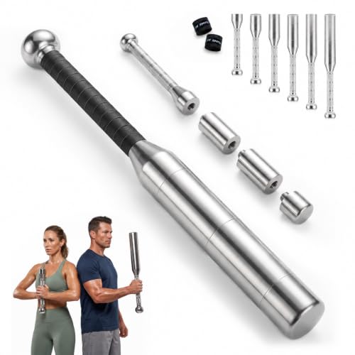 EAST MOUNT Adjustable Steel Macebell for Full Body Strength Training, 6-in-1