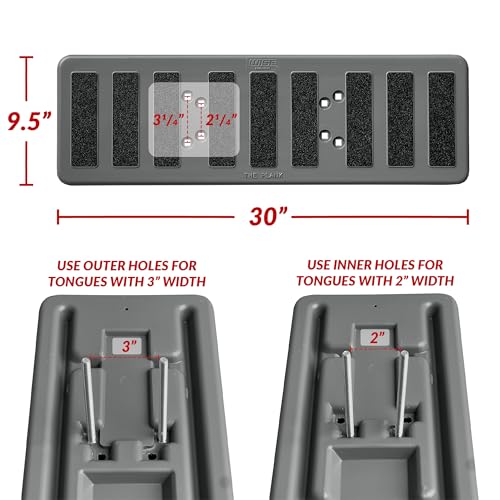 Boat Trailer Tongue Walkway Platform - Slip-Resistant Support for Launching