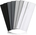 Skiennix 8PCS Non-Slip Sports Headbands - Elastic & Soft for Absorbing Sweat | Ideal for Workouts & Travel