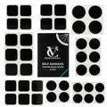 VeloChampion Self Adhesive Bike Tire Repair Kit 40 Patches with Levers