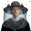Mosquito Hat with Net and Solar Fan - Wide Brim Sun Protection for Outdoor Activities