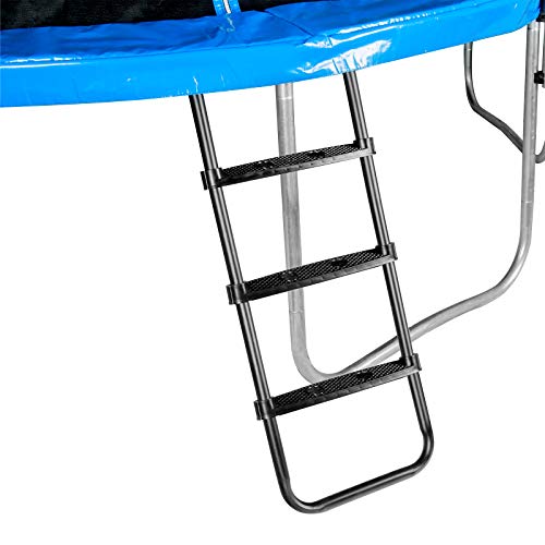 Zoomster Trampoline Ladder and Slide Kit with Storage Bag - Rust-Resistant Steel for Kids