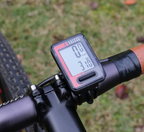 CATEYE Wired Bike Computer – Entry-Level Speedometer and Odometer, Perfect for Beginner Cyclists, Auto Start/Stop, Easy Setup for Road, MTB, Gravel Bikes, 3 Year Battery Life