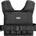 Weighted Vest Men 45lbs - Adjustable Heavy Duty Rucking & Strength Training Vest with Removable Iron Weights