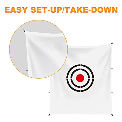 Sharellon Golf Target Cloth - Portable Driving Range 5x6FT Golf Hitting Training Aid for Golfers Father Gifts Backyard & Garage