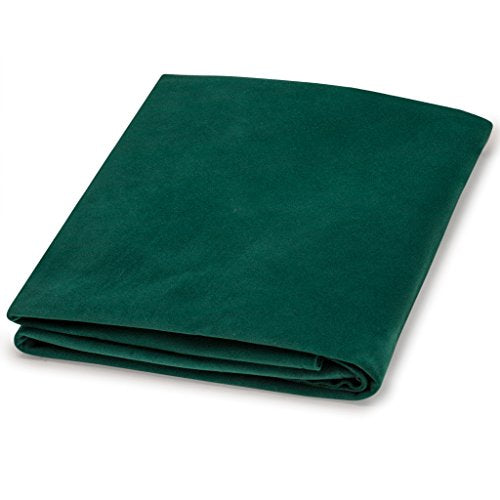 49-Inch Green Round Table Cover for Card Games, Mahjong, Board & Dice Games