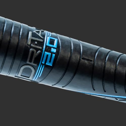 Winn Dri-Tac 2.0 Golf Grips 9-Piece Bundle Midsize Jet Black Blue