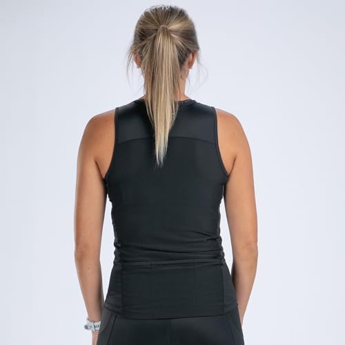Zoot Women's Core Tri Tank Top - Medium Jet Black Activewear