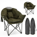 Outdoor Living Suntime Oversized Padded Camping Chair Set - Army Green, 2 Pack
