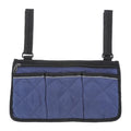 PATIKIL Teal Blue Waterproof Beach Chair Armrest Organizer with 4 Pockets