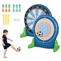 Hearthsong 57-Inch Inflatable 2-in-1 Soccer and Darts Game Set with Scoreboard