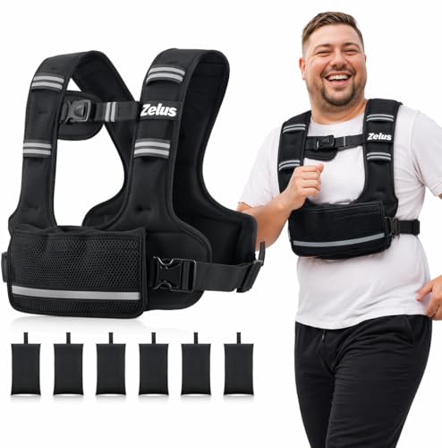 Weighted Vest for Women Men 20-32LB Adjustable Training Vest for Fitness & Cardio