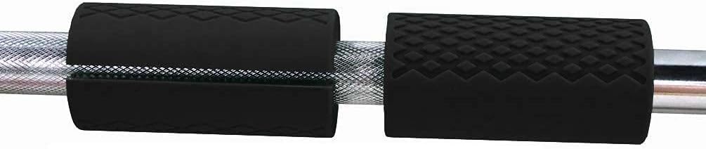 Skiennix Barbell Grips - Thick Dumbbell Adapter for Weightlifting | High-Density Silicone Rubber