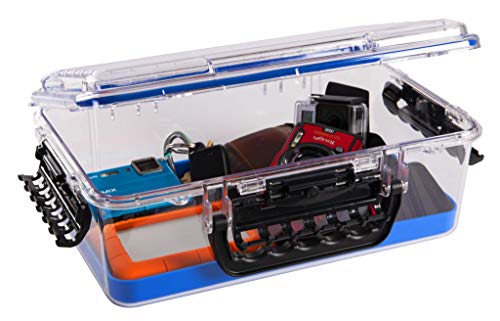 Large Waterproof Field Box with Wrist Strap - Blue, Model 3700 - Guide Series
