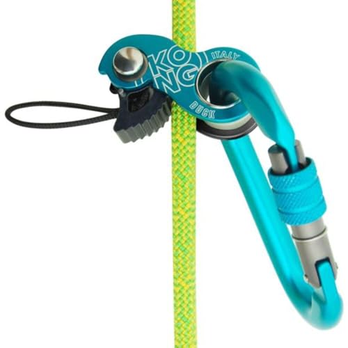 Blue Duck Ultra-Compact Emergency Rope Clamp for 8-13mm Ropes - Lightweight Aluminum Ascender & Rescue Tool