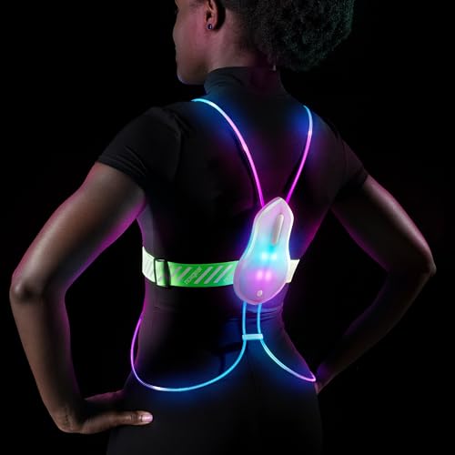 Noxgear Tracer2 Medium-Large LED Reflective Running Vest with Chest Light