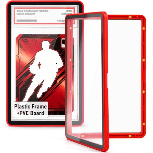 Magnetic PSA Slab Protector Case - Red / 1 Pack