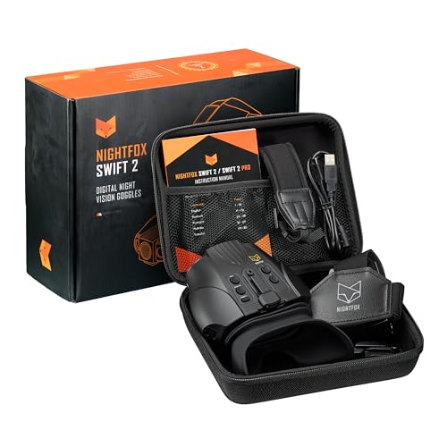 Nightfox Swift 2 Night Vision Goggles Infrared Digital Binoculars Head/Helmet Mount