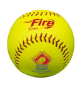 Baden Senior Slowpitch Softballs 11" & 12" - Fire Power Core, Optic Yellow, 1-Dozen